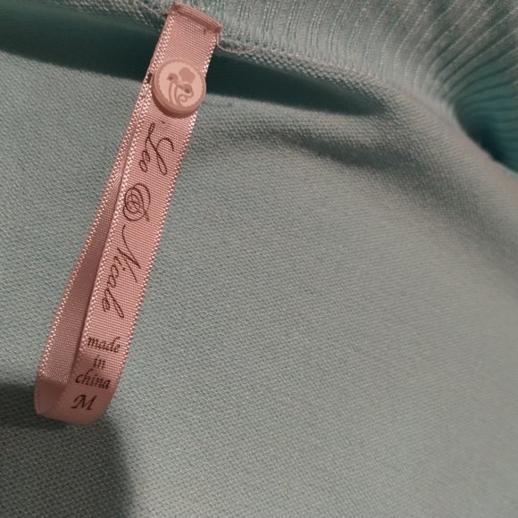 Long Open Front Cardigan Turquoise (Leo & Nicole) Medium - Picture 2 of 4